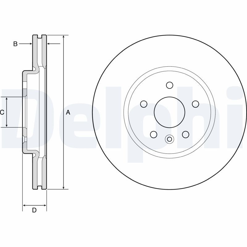 Delphi Brake Disc BG4783C