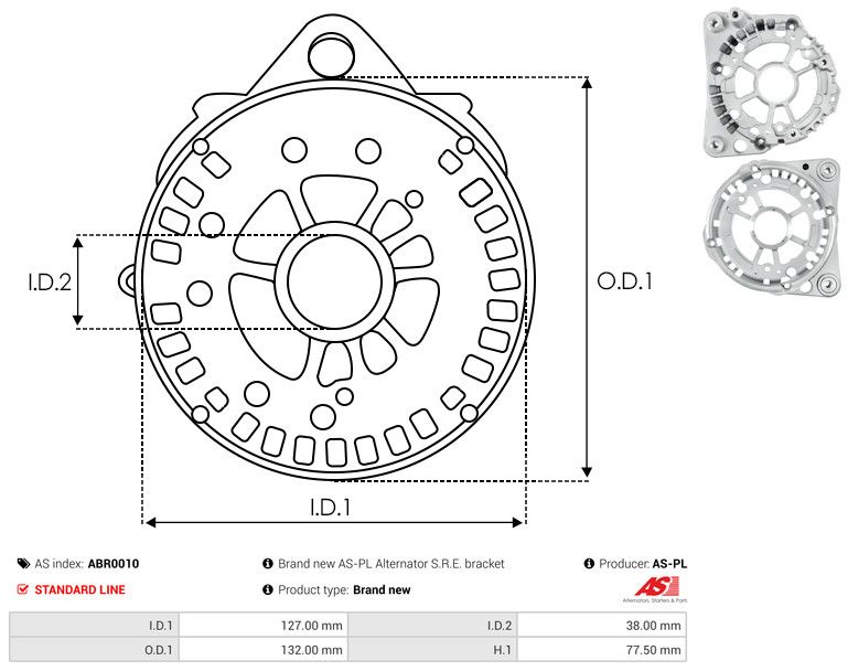 Kaitsekate, generaator, AS-PL ABR0010