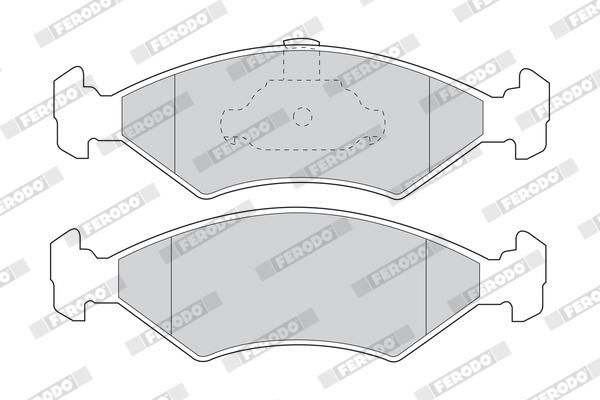 FERODO Plaquettes de frein à disque FDB1081