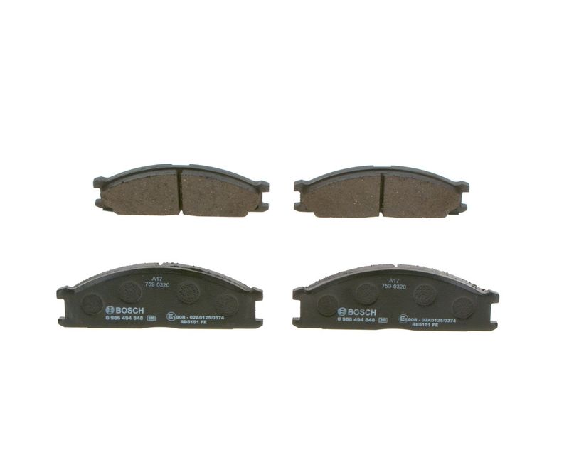 BOSCH 0 986 494 848 Brake Pad Set, disc brake