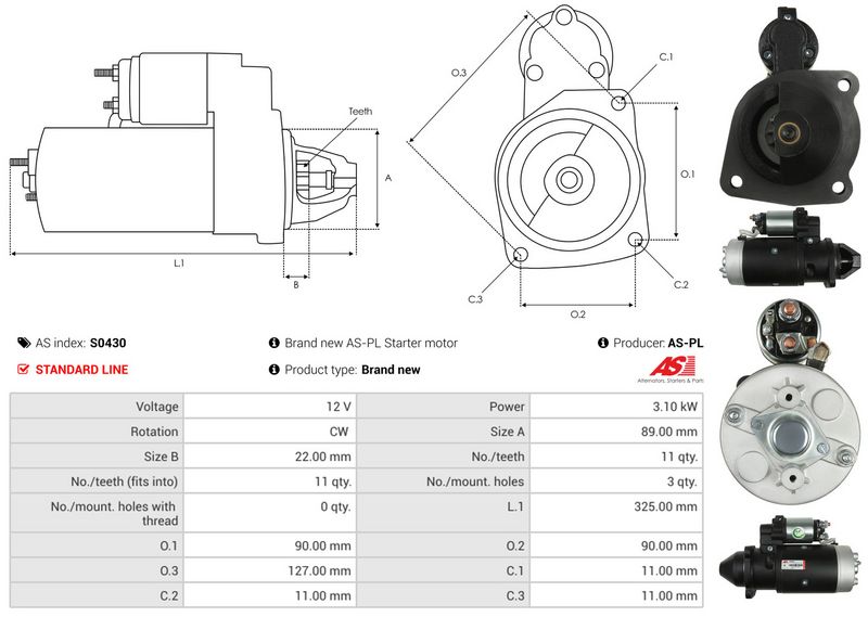 AS-PL S0430 Starter