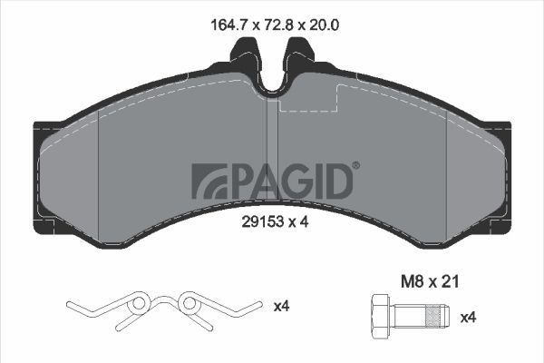 Souprava brzd, kotoučová brzda C4068N-52169N-00