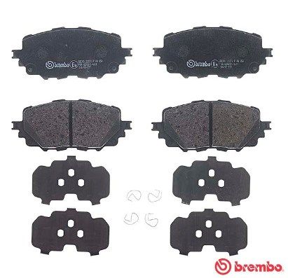 Комплект гальмівних накладок, дискове гальмо, Brembo P49054