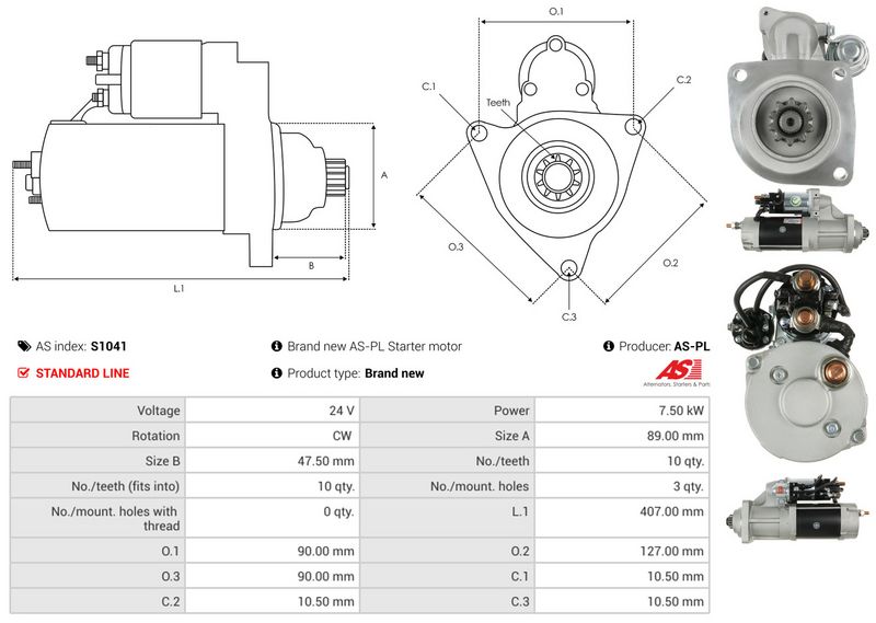 AS-PL S1041 Starter