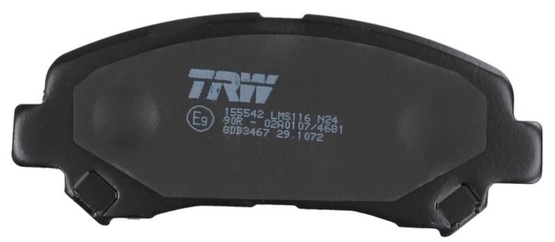 TRW GDB3467 Brake Pad Set, disc brake