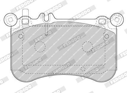 FERODO FDB4696 Brake Pad Set, disc brake