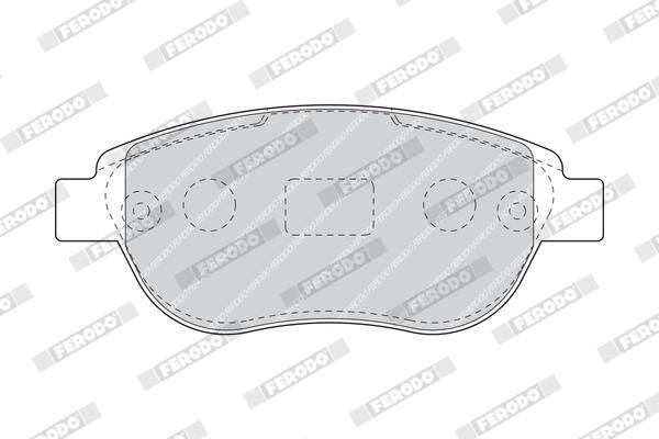 FERODO FDB5028 Brake Pad Set, disc brake