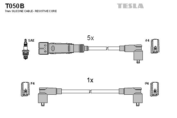 Комплект електропроводки TESLA