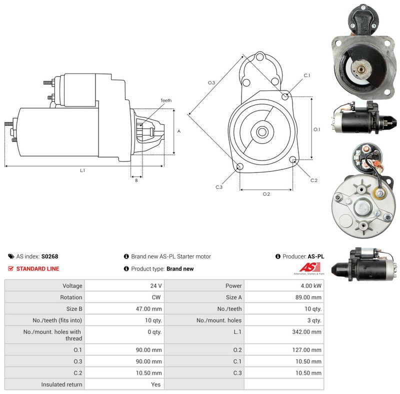 AS-PL S0268 Starter