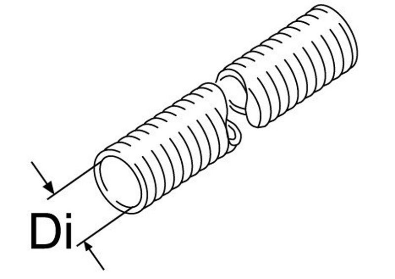 incalzitor independent autovehicul WEBASTO Flexible pipe inox, 22x2 2-layer, L = 1m 1322177B