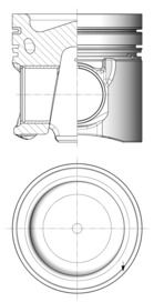 Product Image - Zuiger - 41857600 - KOLBENSCHMIDT