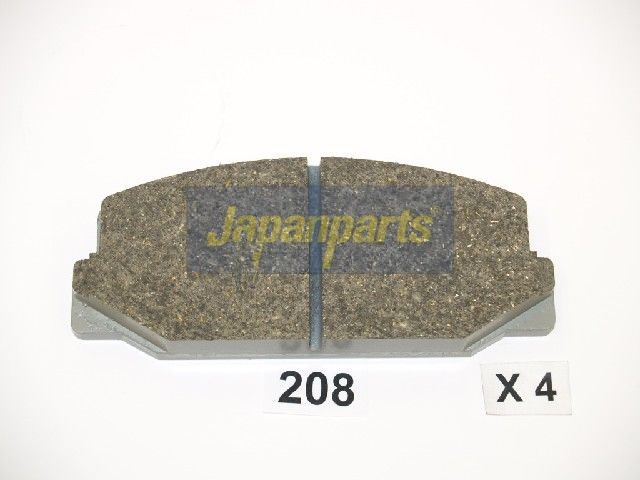JAPANPARTS Stabdžių trinkelių rinkinys, diskinis stabdys