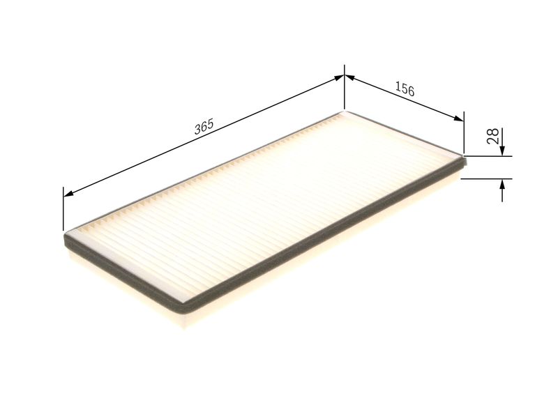 BOSCH 1 987 432 043 Filter, cabin air