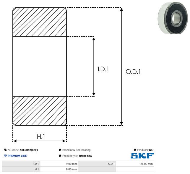 AS-PL ABE9042(SKF) Bearing