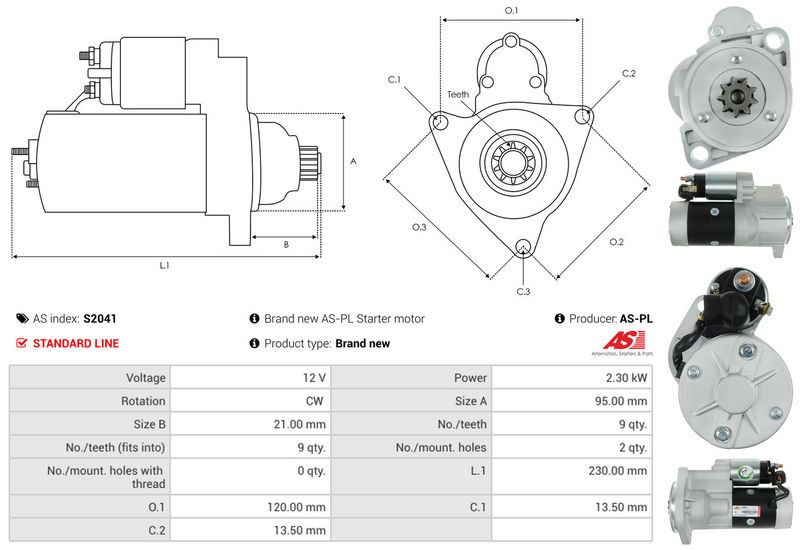AS-PL S2041 Starter
