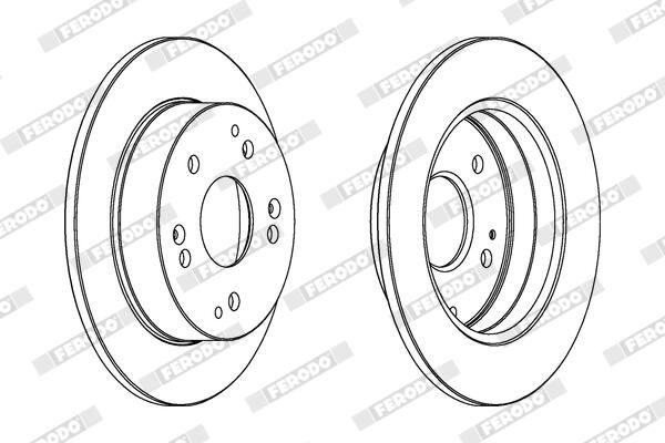 FERODO DDF1861C Brake Disc