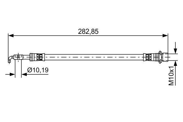 Гальмівний шланг, Bosch 1987481643