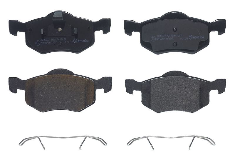 BREMBO P24219 - Stabdžių kaladėlių komplektas