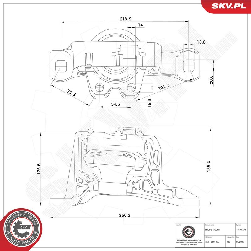 Prekės atitinka OEM kodą: 30636865