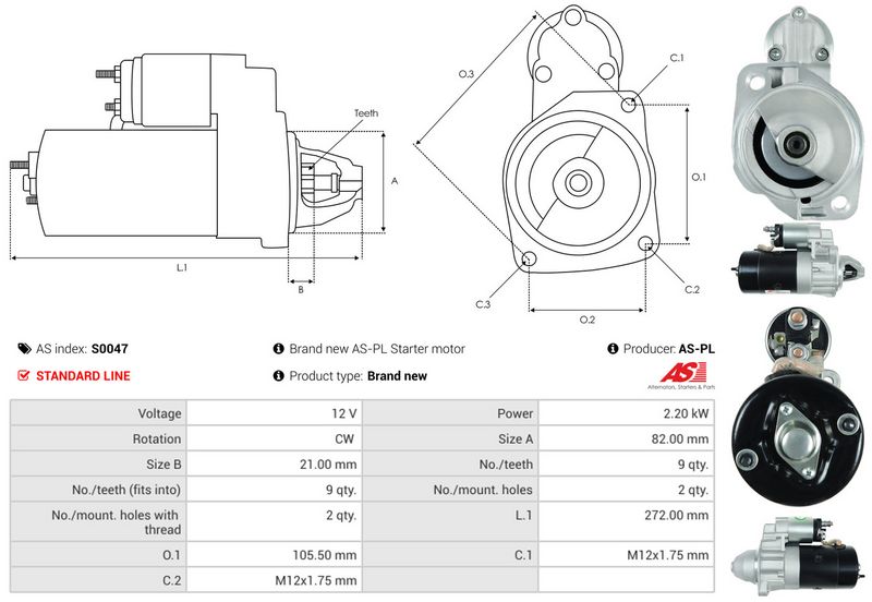 AS-PL S0047 Starter