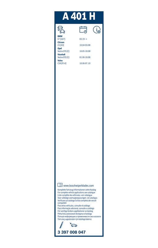 BOSCH 3 397 008 047 Wiper Blade
