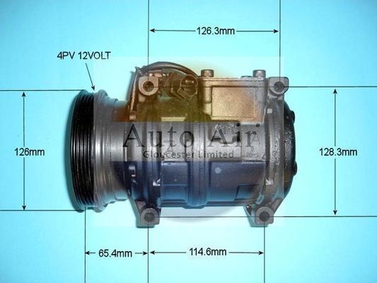 Auto Air Gloucester 14-5663R Compressor, air conditioning
