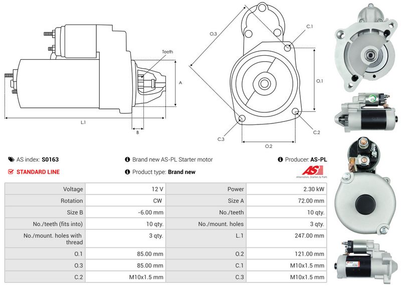 AS-PL S0163 Starter