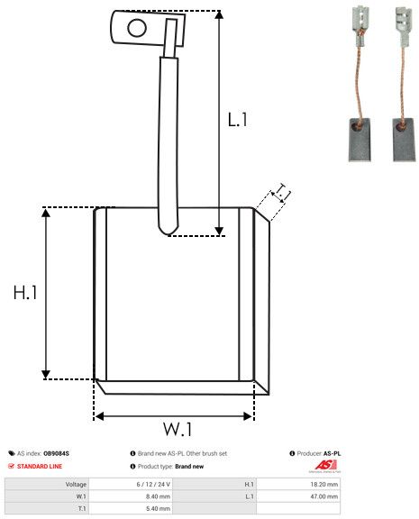 Süsinikuhari, generaator, AS-PL OB9084S