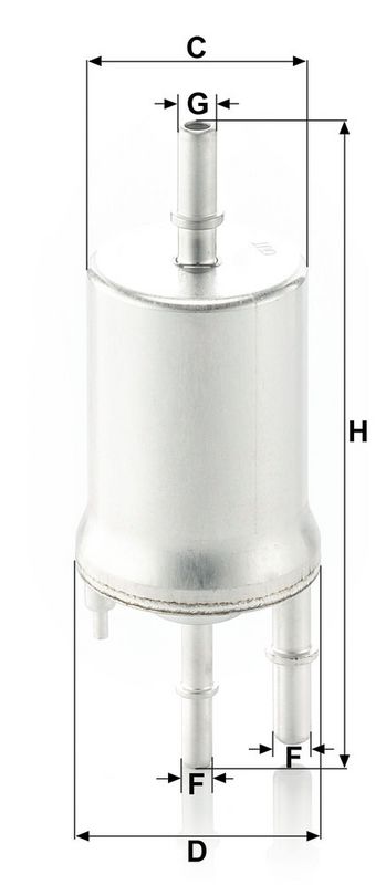 Kütusefilter, MANN-FILTER WK 6015