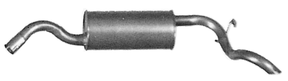 Silenciador posterior