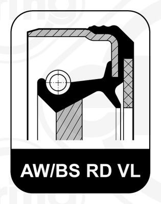 ELRING 553.272 Shaft Seal, crankshaft