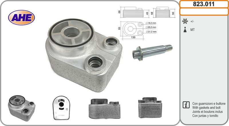 AHE Radiateur d'huile 823.011