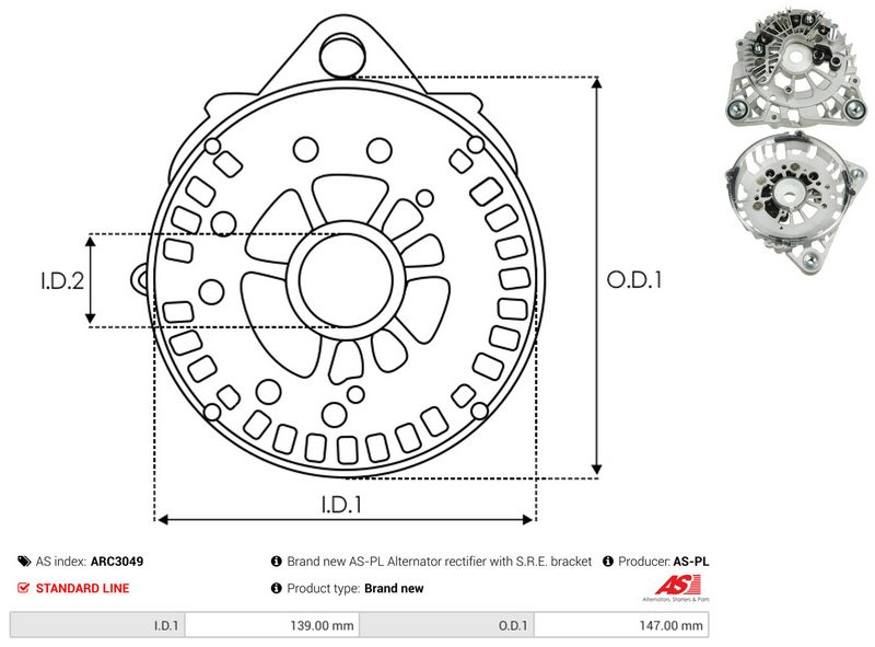 Seadistaja, generaator, AS-PL ARC3049