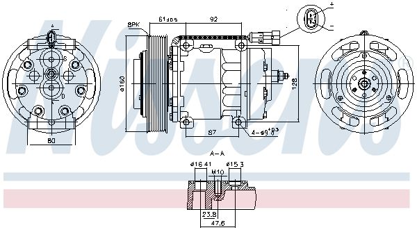 kompresor klimatizace DAF  XF106 891073