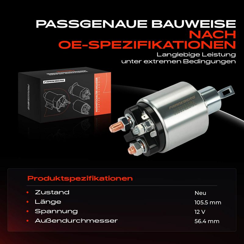 Frankberg 5481FB0058817 Solenoid Switch, starter