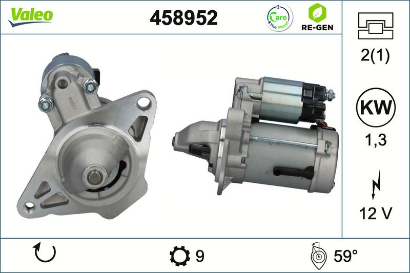Μίζα  VALEO RE-GEN REMANUFACTURED