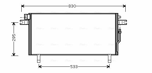 AVA QUALITY COOLING kondenzátor, klíma DN5268