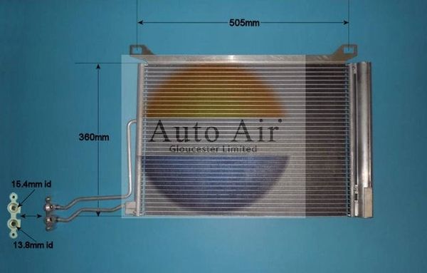 Auto Air Gloucester 16-9915 Condenser, air conditioning