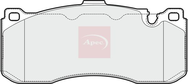 APEC Brake Pad Set, disc brake PAD1667
