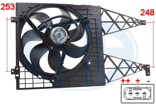 ERA ventilátor, motorhűtés 352046