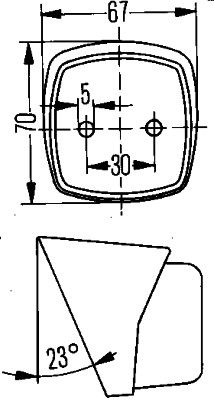 HELLA 2PF 004 081-107 Position Light