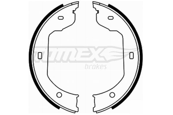 TOMEX Brakes fékpofakészlet TX 21-90