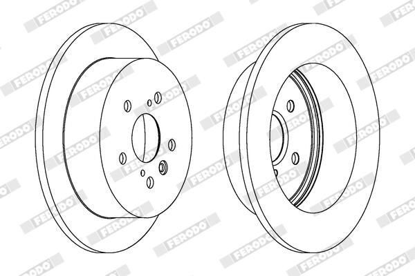 FERODO DDF1380 Brake Disc