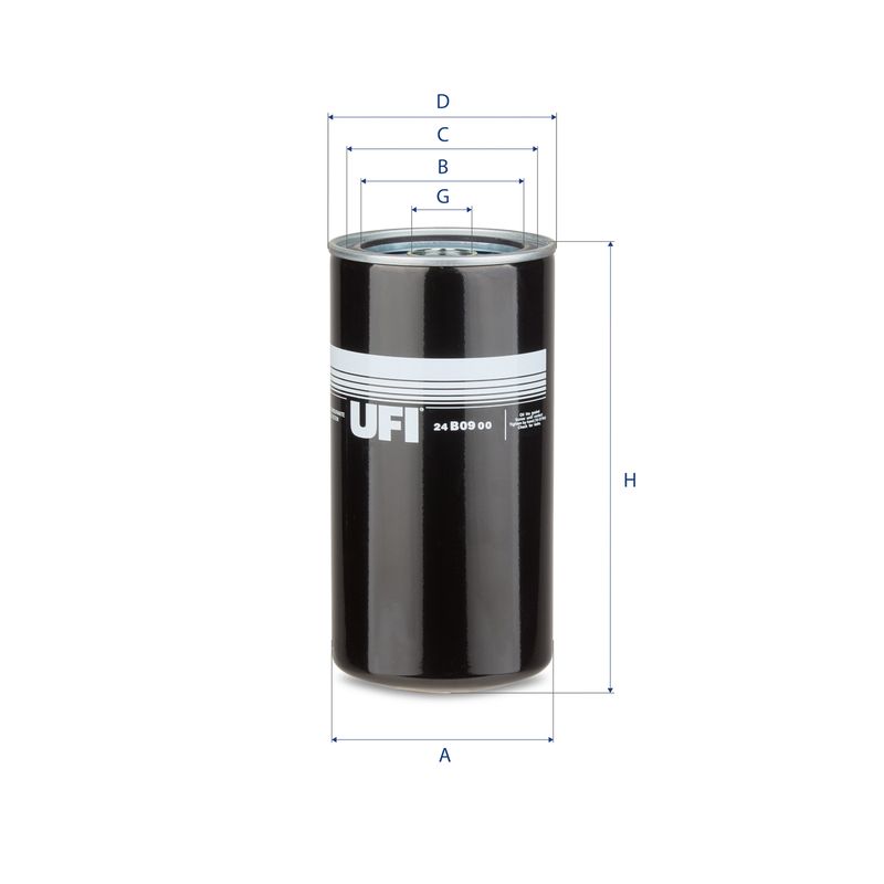 Brandstoffilter (centrifugaal oliefilter schroefdraadmaat in inches: 1 3/8-12)