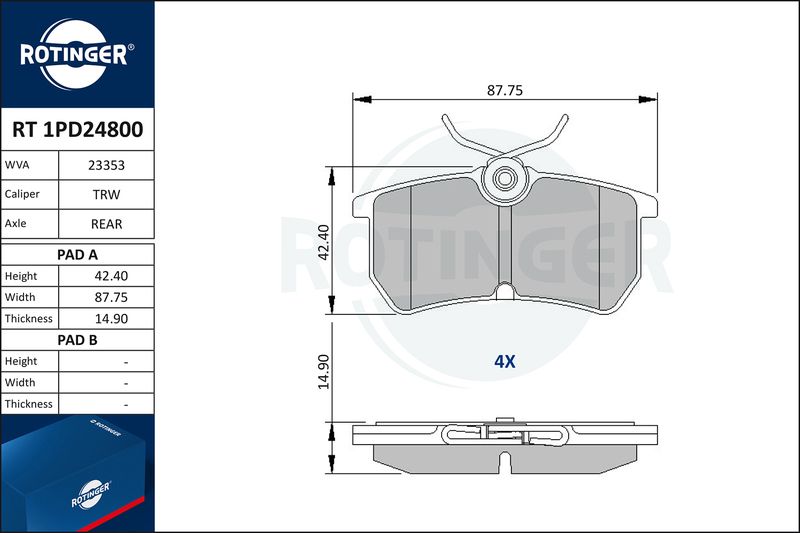 OEM код товара: 1 780 884
