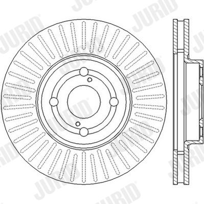 Гальмівний диск, Jurid 562435JC