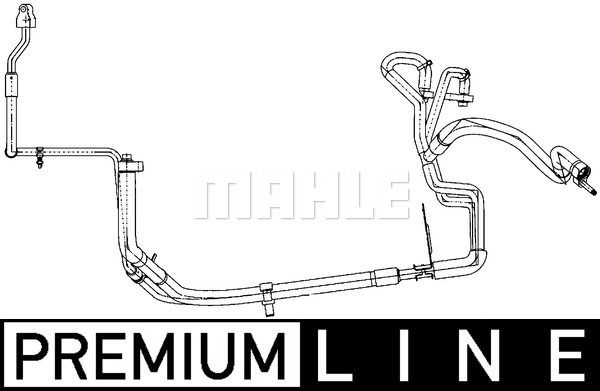 Varibelttrycksledning, klimatanläggning Mahle AP 113 000P