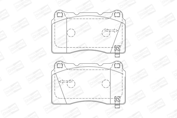 Колодки гальмівні (передні) на 9-5, ATS, Astra J, Auris, CT6, CTS, Carisma, Civic, Corvette, GT, Golf, Impreza, Insi...