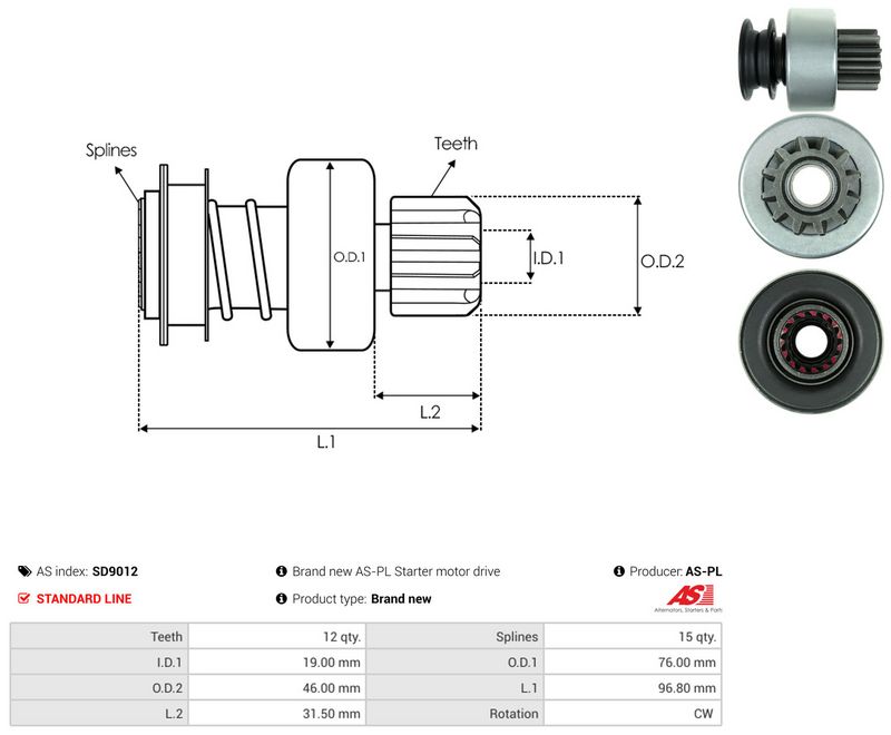 Vabajooks, starter, AS-PL SD9012