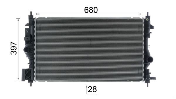 Product Image - Radiateur - CR2590000P - MAHLE